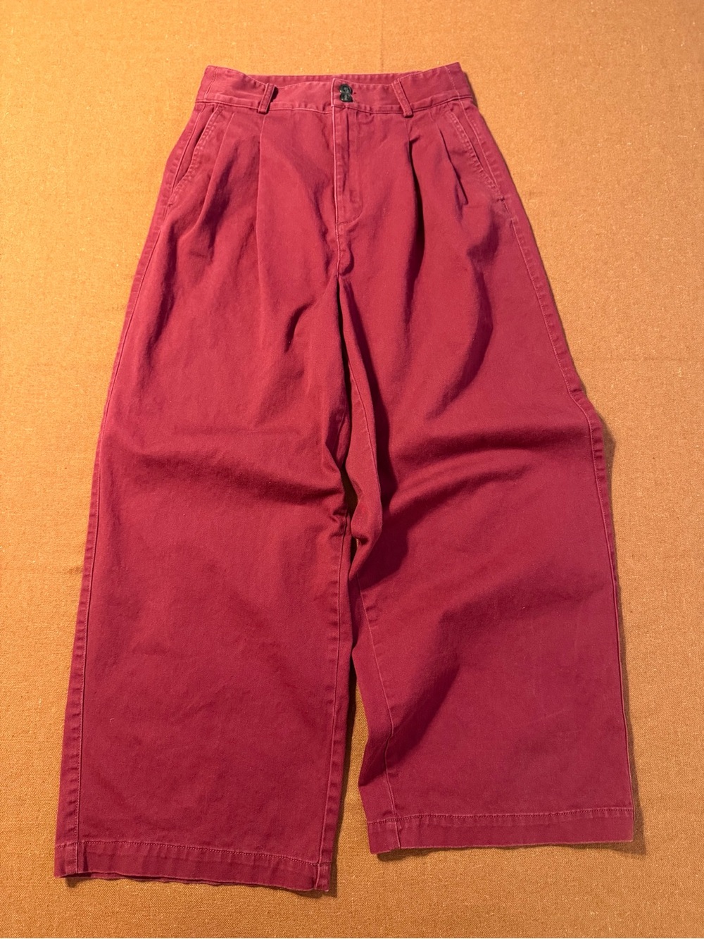 Madewell Pleated Wide-Leg Pants Women's Size 0